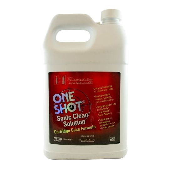 Hornady One Shot Sonic Clean Solution 1 Gallon, Cartridge Case