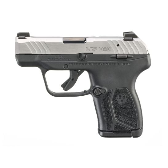 Ruger LCP Max Compact .380 ACP 2.80" 10rd Pistol, Black / Matte Stainless