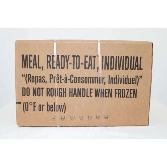 US War Fighter Military MRE (Meals Ready-To-Eat) 12 MRE Per Case - CASE B