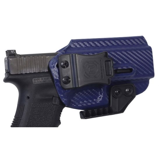 Nerd IWB Glock 17/22/31 Holster, Carbon Fiber Blue - NRD-GLK17-CFBLU
