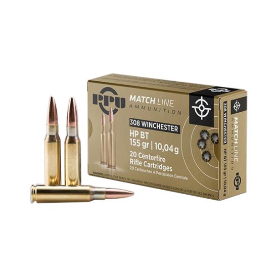 Prvi Partizan Match .308 Win 155 gr BTHP 20rds | Palmetto State Armory