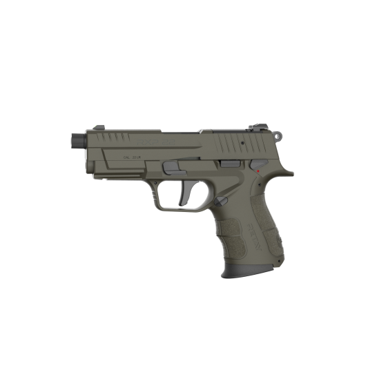 Retay RXP22 Threaded Barrel 22LR W/ (2)13rd Magazines, OD Green