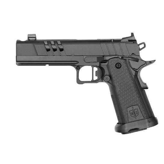 MAC 9 DS-D Comp 5" Black QPQ Ported Bull Barrel 9mm 17rd Pistol Optic Cut w/Rail & Beavertail - 12500016