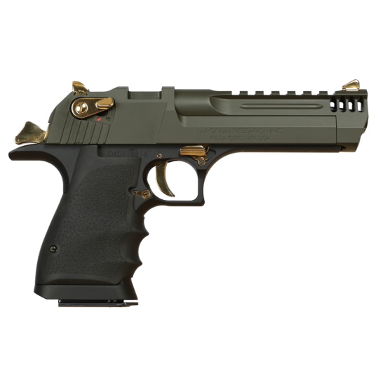 Magnum Research Desert Eagle L5 5″ 50AE 7rd Pistol, IMB / Mil-Spec Green Cerakote – DE50L5MSG