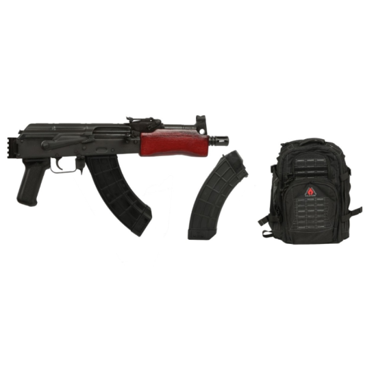 Century Arms Mini Draco 7.75″ 7.62×39 Pistol w/ Extra Mag and Back pack