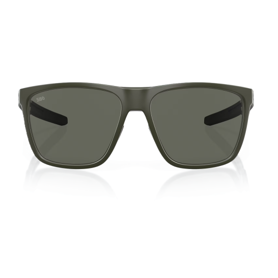 Costa Ferg XL - Matte Olive w/ Gray Polarized Glass 580G Lenses