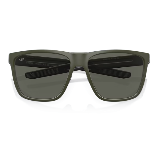 Costa Ferg XL - Matte Olive w/ Gray Polarized Glass 580G Lenses