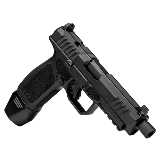 Rost Martin RM1F Tact 4.5in 9mm OR 17rd/24rd Handgun, Black - RM1FBLKOSPT