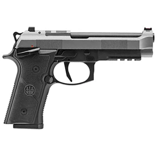Beretta 92XI 9mm Pistol, 4.7" Barrel, Fiber Optic Sights, Black - J92FSR915