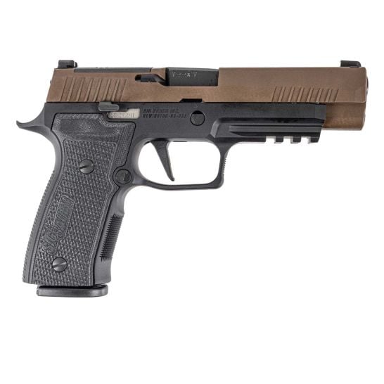 SIG Sauer P320 AXG Full Size 9mm Pistol 4.7" 17rd, Two-Tone Coyote