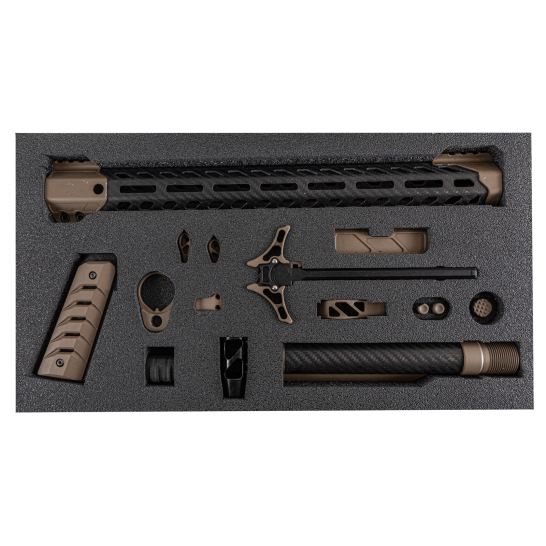 Timber Creek Enforcer Carbon Fiber AR15 Build Kit, FDE TC ECFK FDE