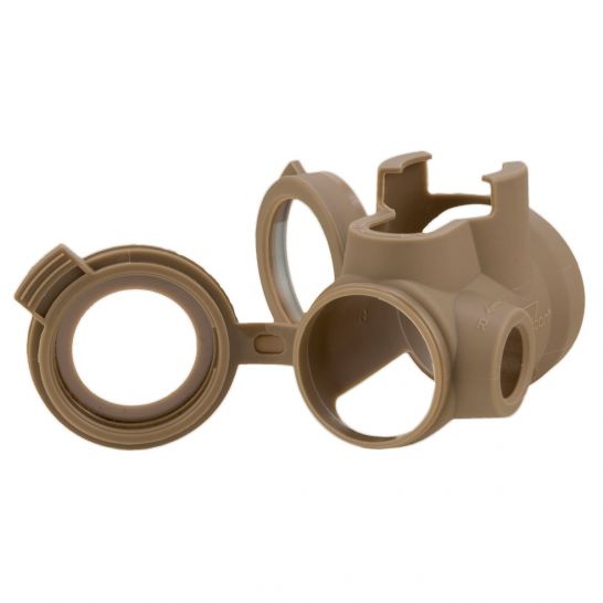 Trijicon MRO lens cover in FDE Palmetto State Armory