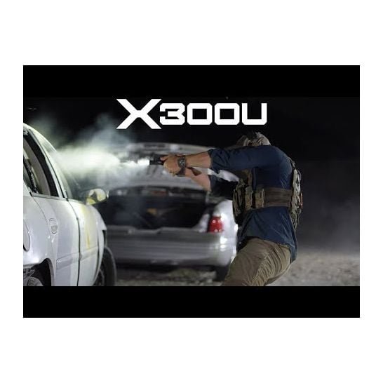 Surefire X300 Ultra 1000 lm LED Weapon Light w/ T-Slot Mounting Rail, Black - X300U-B