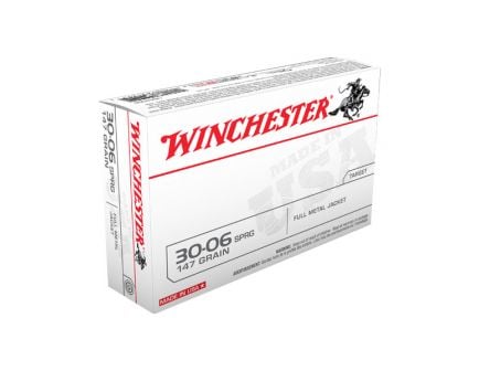 Winchester USA 30-06 147gr FMJ Ammunition, 20 Round Box - USA3006
