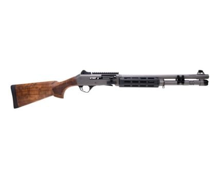 Panzer M4 Speed PRO 18.5" 12ga 5rd Tactical Semi-Auto Shotgun, Disruptive Grey/Walnut - PAM4CSDGMFWS