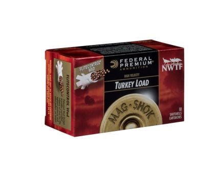 Federal 12ga 2.75" Max 1.5oz #5 Mag-Shok HV w/FliteControl Turkey Shotshells 10rds - PFC156F 5
