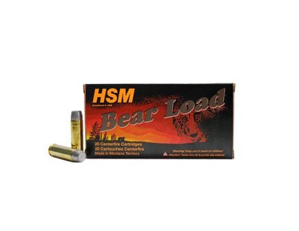 HSM 500 S&W Magnum 440gr WFN-GC Bear Load Ammunition, 20 Round Box ‒ HSM-500SW-6-N