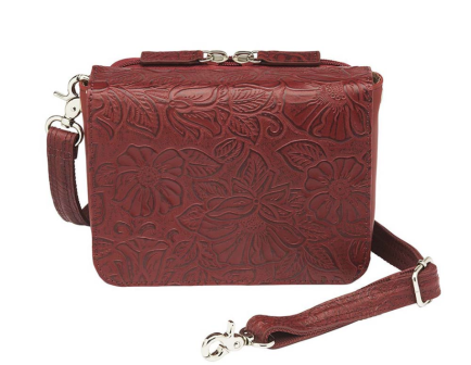 Gun Tote'n Mamas Crossbody Organizer, Cherry