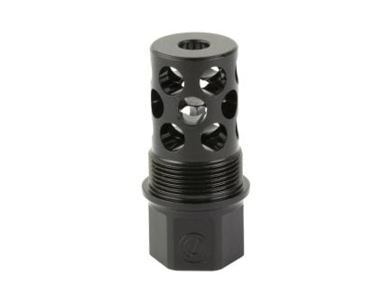 SilencerCo Compact Radial Brake 1/2-28, Black - Effective Recoil Management and Flash Reduction - AC5231