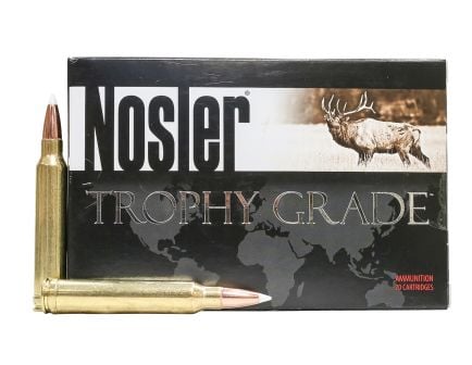 Nosler Trophy Grade 300 Win Mag 180 grain AccuBond Rifle Ammo, 20/Box - 60059