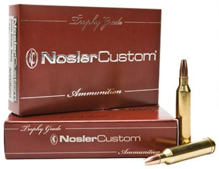 Nosler Trophy Grade 300 SAUM 165 grain Partition Rifle Ammo, 20/Box - 60061