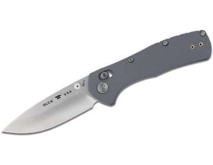 Buck Range Pro Foldidng Drop Point Knife, Gray - 0791GYS1-B