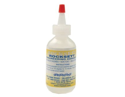 Flexbar Rocksett All-Purpose Ceramic Adhesive, 2 oz Bottle