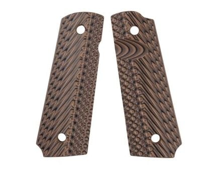 VZ Grips Operator II Full-Size Grip Fits 1911 Commander/1911 Government, Hyena Brown