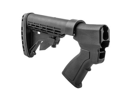 Kick Lite 6-Position Tactical Buttstock Fits Remington 870, Black
