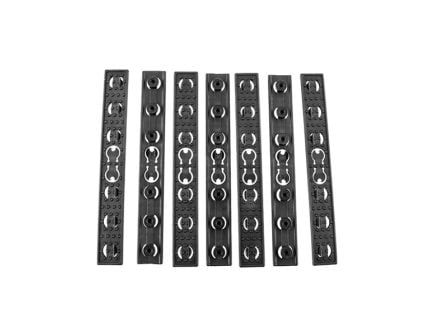 Knights Armament 7-Piece Keymod Flat Panel Kit 5.50", Black
