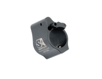 Superlative Arms Solid Set Screw Direct Impingement Adjustable Gas Block 0.625" x 1", Black
