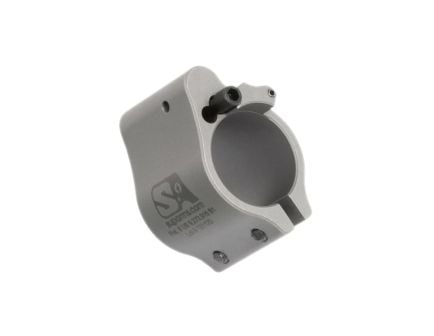 Superlative Arms Clamp-On Direct Impingement Adjustable Gas Block 0.75" x 1", Stainless Steel