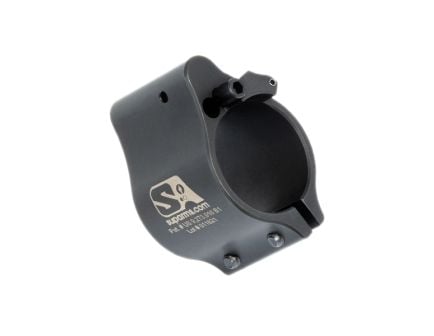 Superlative Arms Clamp-On Direct Impingement Adjustable Gas Block 0.875" x 1", Black