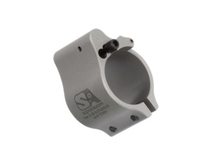 Superlative Arms Clamp-On Direct Impingement Adjustable Gas Block 0.875" x 1", Stainless Steel