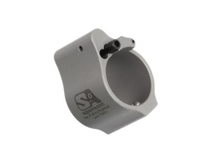 Superlative Arms Solid Set Screw Direct Impingement Gas Block 0.875" x 1", Stainless Steel