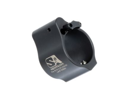 Superlative Arms Solid Set Screw Direct Impingement Adjustable Gas Block 0.936" x 1", Black