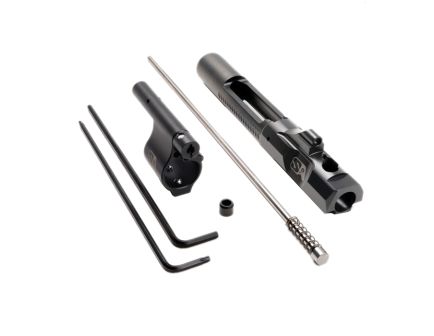 Superlative Arms Mid-Length Piston System w/Solid Set Screw Gas Block 0.75" x 1", Black