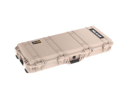 Pelican 1700 38.47" x 16.42" x 6.14" 1.52 cu-ft Protector Long Case w/Foam, Desert Tan