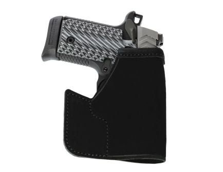 Galco Walther PPK/Walther PPK/E/Walther PPK/S Pocket Holster Ambidextrous Steerhide Leather, Black
