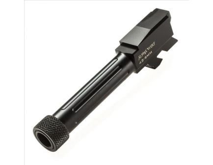 Lone Wolf AlphaWolf Barrel 9mm 3.98" Fits Glock G43, Black