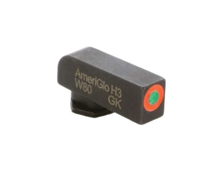 Ameriglo Pro-Glo Tritium Round Sight Front, Green/Orange