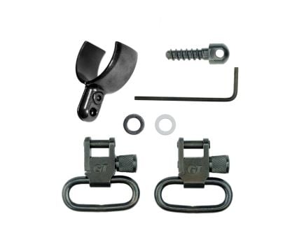 Grovtec US Inc 2-Piece Barrel Band Locking Swivel Set 0.98" - 1.03", Black