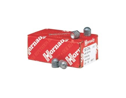 Hornady PA Conical .50 Cal Muzzleloader Bullet, 240 gr 50rds