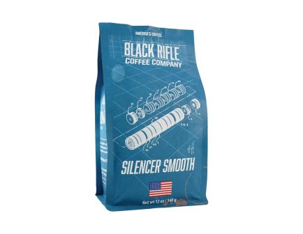 Black Rifle Coffee Company Silencer Smooth Light Roast Ground Coffee, 12 oz Bag