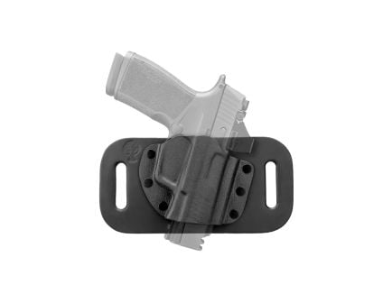 CrossBreed Holsters SnapSlide Beretta 92/Beretta 96 OWB Holster Right Cowhide Leather/Kydex, Black