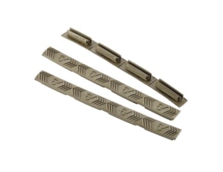 Wilson Combat 3-Pack 4-Slot M-LOK Rail Cover 6.25" x 0.63", OD Green