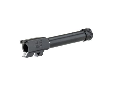 Apex Threaded Drop-In Barrel 9mm 3.60" Fits Smith & Wesson M&P M2.0 Compact, Black