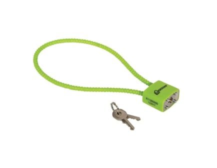 Lockdown 4.50" x 3.50" x 1" Cable Gun Lock, Lime Green