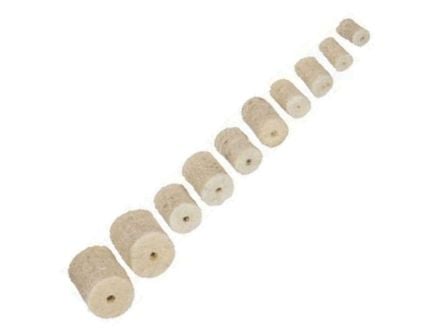 Tipton .243 Caliber/6mm Cleaning Pellet, White Pack of 100