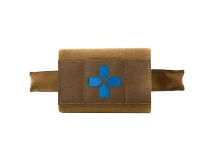 Blue Force Gear Micro TKN Pro Supplies Belt Mount Complete Trauma Kit, Coyote Brown